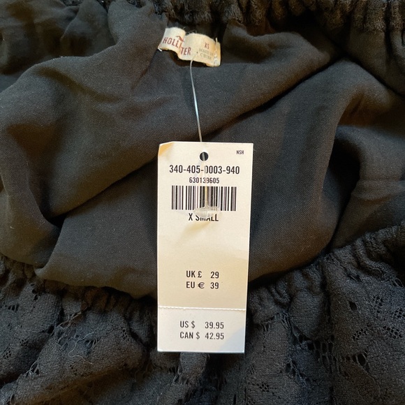 Hollister Co. Off-the-shoulder Black Blouse - Picture 3 of 4